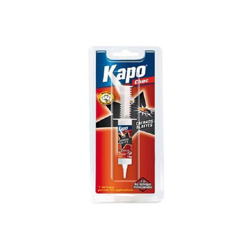 KAPO - Gel anti cafards 10 gr SERINGUE INSECTICIDE AVEC ATTRACTIF ANTI  CAFARD & BLATTES : : Epicerie